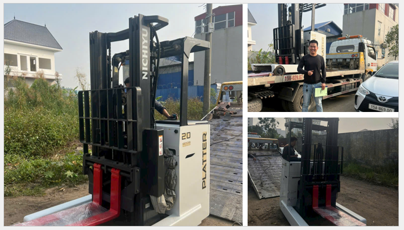 Xe nâng điện Nichiyu 2 tấn tại Nam Định