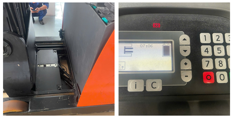 Xe nâng reach truck BT ngồi lái – thương hiệu Toyota Thụy Điển, được bàn giao tại kho hàng Hải Phòng